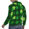 thumbnail image 6 of Pofeuu Happy St. Patrick's Day5 Print Mens Casual Hooded Collar Drawstring Hoodies Pullover Sweatshirts Casual Long Sleeve Shirts-3X-Large, 6 of 7