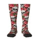 thumbnail image 1 of Fotbe Skull and Roses Calcetas Divertidas Estampadas para Hombre y Mujer, Calcetas de Algodón hasta la Rodilla para Caminar, Correr, Enfermería y Embarazo, 1 of 6