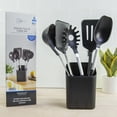 Shop Mainstays 6pc Stainless Steel and Black Nylon Kitchen Tool Caddy