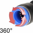 thumbnail image 3 of Pneumatic Hose Fittings Fitting, Push In Pneumatic Fittings, Pneumatic Air Hose Fitting, 1/4 inch (6mm),,8Pcs, 3 of 5