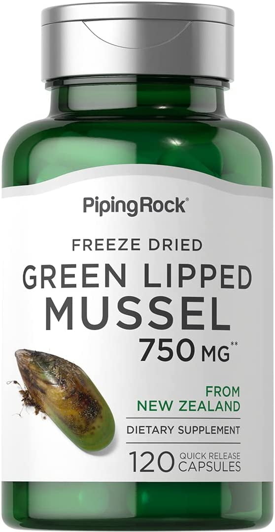 Green Lipped Mussel 750mg 120 Capsules Freeze Dried from New
