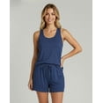 thumbnail image 2 of Real Essentials 4 Piece: Women's Super-Soft Tank Top and Short Pajama Set - Loungewear Sleepwear (Available in Plus Size), 2 of 7