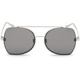 thumbnail image 3 of Tom Ford FT0656 16A Silver Rectangle Scout Sunglasses for womens, 3 of 3
