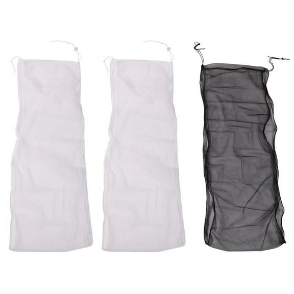 3Pcs Large Adjustable Bird Cage Cover Seed Catcher Universal Birdcage Nylon Mesh Net Cover Soft Skirt Guard