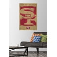 thumbnail image 2 of NFL San Francisco 49ers - Logo 25 Wall Poster with Push Pins, 22.375" x 34", 2 of 4