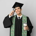thumbnail image 5 of Logiee Succulents 1 Print Unisex Adult Graduation Stole Shawl 72" Long for Academic Commencements Shawl-Sharp Corner, 5 of 7