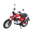 thumbnail image 3 of Modelo de motocicleta a escala 1/12, colección de escenarios de estilo retro de aleación, pieza central de mesa Rojo, 3 of 9