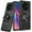 Black, variant on For TCL 50 XL 5G Robotic Hybrid with Magnetic Ring Stand Case Cover - Dark Blue