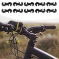 thumbnail image 2 of 10 Pcs Brake Cable Clip S Style Clamp Plastic Black for Mountain Bike Road Bicycle Folding Bike, 2 of 6