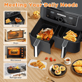 thumbnail image 4 of Air Fryer Accessories, for Ninja Air Fryer AF300UK AF400UK/Tower T17088//Devology, Silicone Air Fryer Liner, 4 of 7