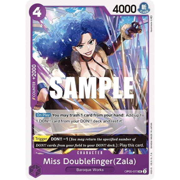 One Piece Awakening of the New Era Uncommon Miss Doublefinger OP05-073 [Zala]