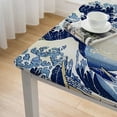 thumbnail image 5 of Acheng Ukiyo-e Square Tablecloth 100% Polyester Fiber 46*46, 5 of 8