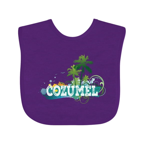 Inktastic Cozumel Mexico Vacation Cruise Boys or Girls Baby Bib