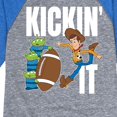 thumbnail image 3 of Toy Story - Kickin It - Toddler And Youth Raglan Graphic T-Shirt, 3 of 6