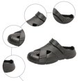 thumbnail image 3 of Dakaela Garden Clogs for Men Lightweight Waterproof Closed Toe Sandals with Arch Support Comfortable Slip on Slides Indoor Outdoor Size 7.5,Black, 3 of 7
