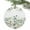 Sage Green, variant on Summer Marine Life Shell Starfish Christmas Ceramic Ornament 2025,3" Round Xmas Tree Hanging Accessories with Gold Ribbon