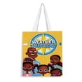 thumbnail image 1 of Weather Hunters Bolso de tela con estampado de lienzo para mujer, bolsa de compras reutilizable y estética, con cremallera interior, regalo para mujer,40*40cm., 1 of 6