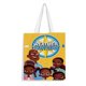 thumbnail image 1 of Weather Hunters Bolso de tela con estampado de lienzo para mujer, bolsa de compras reutilizable y estética, con cremallera interior, regalo para mujer,38*45cm., 1 of 6