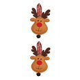 thumbnail image 1 of Toystoory Campana de Navidad decorativa vacaciones árbol de Navidad colgante tela no tejida fotografía al aire libre jardín chimenea Tipo 1 2Conjunto, 1 of 6