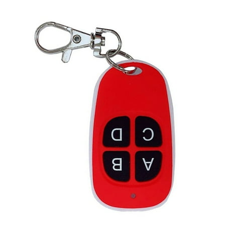 

EDFRWWS Remote Control 4 Keys Copy Cloning Duplicator for Garage Door (315M Red)