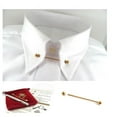 thumbnail image 2 of Men's Tie Clip Round Head Collar Jewelry -, 2 of 6