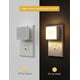 thumbnail image 2 of Wall Plug-in LED Night Light 2 Pack, Bright Plug-in Night Light, Dusk to Dawn, 3000K Soft White Night Light Auto On/Off, Suitable for Adult Children's, 2 of 3