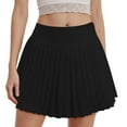 thumbnail image 2 of HZLPFO Womans Skirts Tennis Skirt Pleated Athletic Skirts with Pockets Shorts High Waisted Golf Skort for Workout Pickleball Black,M, 2 of 7