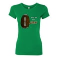 thumbnail image 2 of Wild Bobby Football Fingerprint It's in My DNA Sports Women Slim Fit Junior Tee, 2 of 6