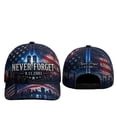 thumbnail image 3 of 9/11 Hat We Will Never Forget Patriotic 25th Anniversary Hat Remember 911 Memorial Baseball Cap for Women Men, 3 of 5