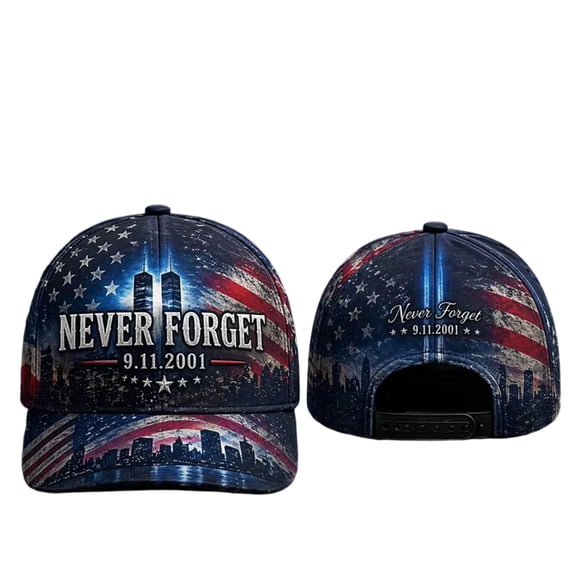 Unisex 9/11 Incident Hat 911 Memorial We Will Never Forget Cap Patriotic American Flag Cap