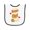 White and Black, variant on Inktastic Sandwich Lover Deli Food Baby Terry Cloth Bib