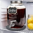 thumbnail image 3 of Cold Brew Coffee Maker With Silicone Mat, Cold Brew Pitcher,1 Gallon Glass Pitcher With Stainless Steel Filter,304 Stainless Steel Leak-Proof Spigot,, 3 of 9