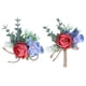 thumbnail image 1 of Ramillete para dama de honor, novio, portátil, reutilizable, exquisito, rosa coreano, perla, muñeca, conjunto de ramillete de flores, 1 of 8