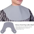 thumbnail image 3 of Kuymtek Impermeable Silicona Cuello Capa Abrigo Cuello Escudo Herramienta para Teñir El (gris), 3 of 9