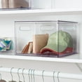 thumbnail image 2 of All Purpose 2 Drawer Storage Clear  Acrylic Utility Bins,  1352 Volume,H, 12.6D, 12.2, 2 of 5