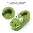 thumbnail image 5 of SUYSTEX Toddler Girls Boys Winter Warm Slippers Plush Aline Cute Cartoon Dinosaur Bedroom House Indoor Shoes, 5 of 6