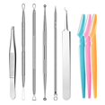thumbnail image 2 of Blackhead Removal Tool, Acne Remover Kit 9 Piece, Acne Remover Tool, Beauty Equipment, 2 of 9