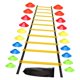 thumbnail image 5 of Escalera de agilidad resistente para entrenamiento con bolsa de transporte. Ejercicio de pies multiusos que mejora Amarillo, 5 of 9