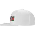 thumbnail image 3 of Bangladesh American Flat Bill Hats Teens Cool Snapback Baseball Cap Unisex, 3 of 9