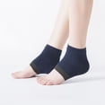thumbnail image 1 of Soft Comfortable Women Dead Skin Removal Sock Moisturing Spa Gel Socks Cotton Gel Heel Socks Silicone Insole Gel Sock Feet Protector Foot Care Tool NAVY BLUE, 1 of 8