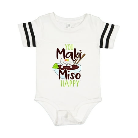 

Inktastic Sushi You Maki Miso Happy Gift Baby Boy or Baby Girl Bodysuit