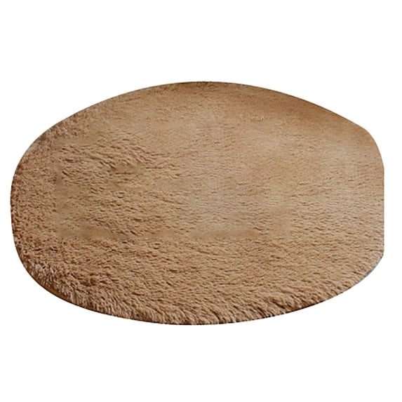 Bluelans Home textiles,40cm Round Bathroom Bedroom Coral Fleece Soft Non-slip Floor Mat Rug Home Decor