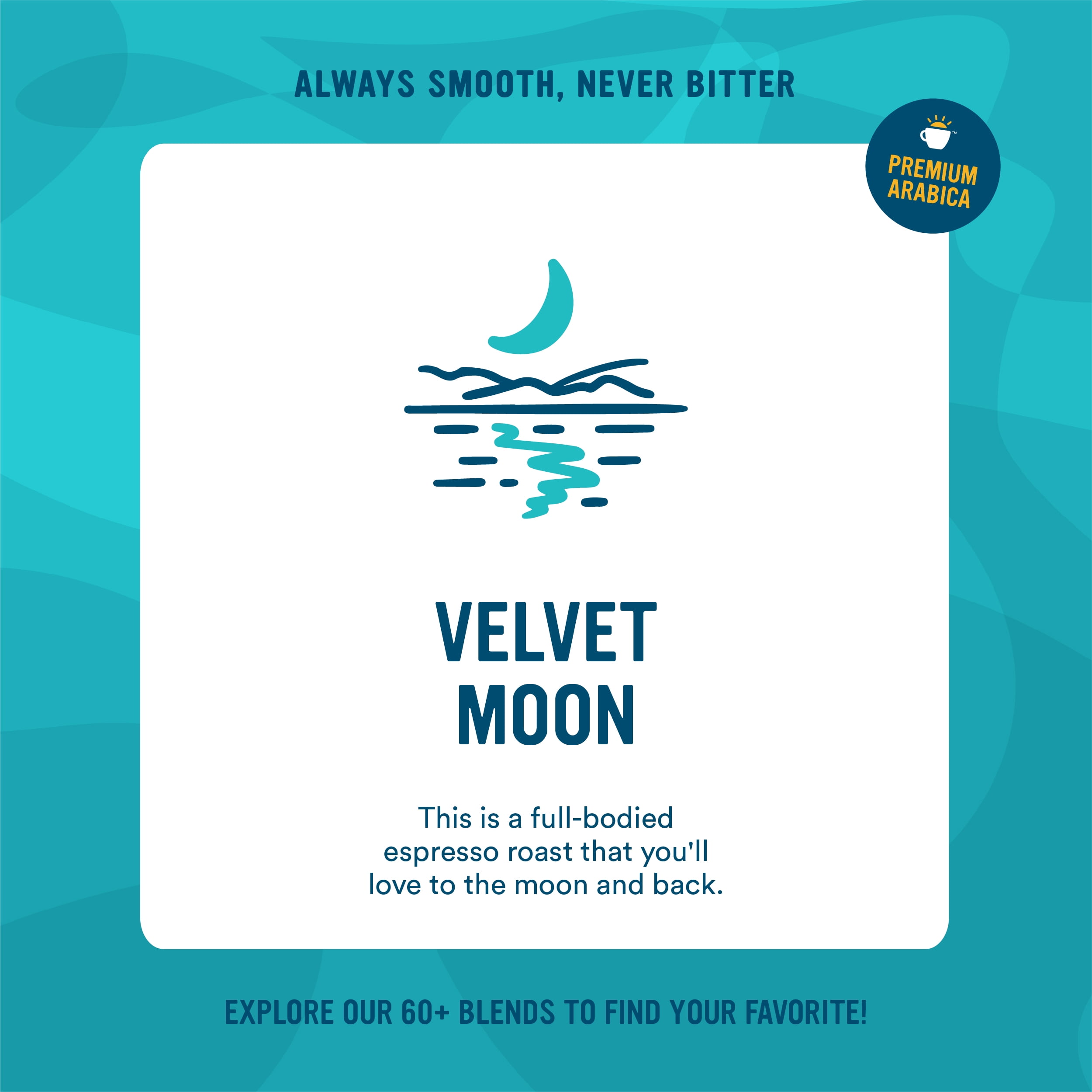 Cameron's Coffee Velvet Moon Dark Roast Whole Bean Arabica Coffee, Smooth & Rich, 28 oz Bag