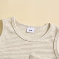 thumbnail image 4 of Zecgelong Toddler Boys Sleeveless Solid Tops Shorts Child Kids 2PC Set Outfits Clothes Boys Summer Outfits Sets Size 12-18 Months, 4 of 5