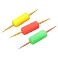 thumbnail image 5 of Comal 3pk Peanut Toothpick Float, Red, 5 of 7