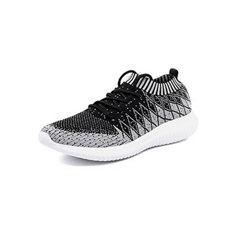 Daeful Mens Extra Wide Sneakers Running Wlaking Sport Comfort Slip On Shoes  Size 12 