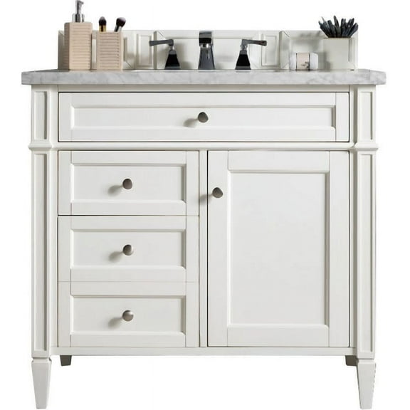 James Martin Vanities 655-V36-3Ejp Brittany 36" Free Standing Single Basin Poplar Wood