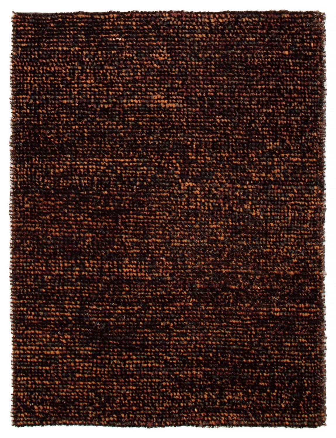 ECARPETGALLERY Sienna Dark Brown Rug 5'4" x 7'6"