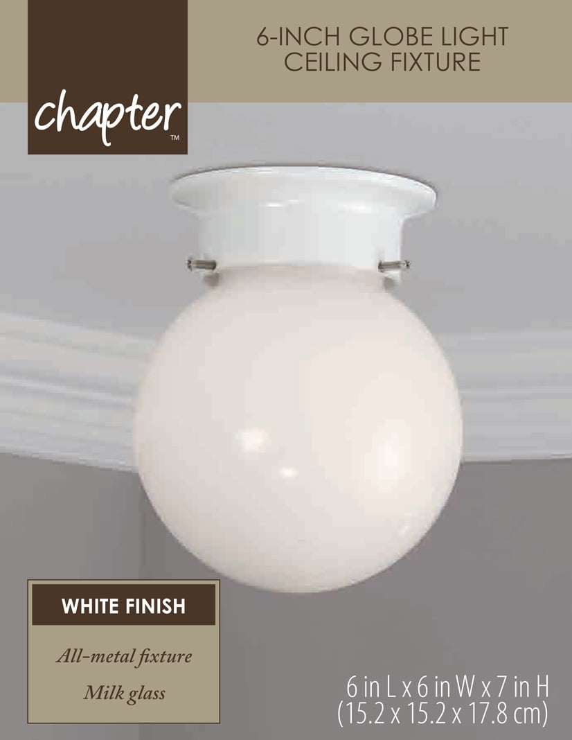 Chapter Indoor 6 Globe Ceiling Light White Com