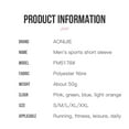 thumbnail image 3 of AONIJIE FM5178 Men's Quick-Drying Sports T-Shirt Breathable for Running Gym, 3 of 5